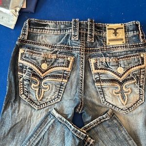 Mens Rock Revival Jeans